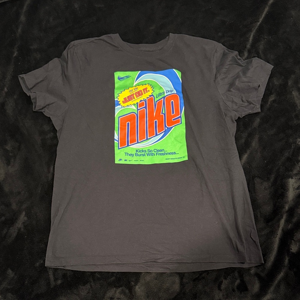 Nike Black Tee with Bold Graphic